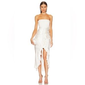 NWT Cinq a Sept Georgiana Dress Ivory Size 0